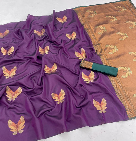 Mesmerizing Multicolor Kanjivaram Silk Saree – Elevate Your Wardrobe with Attractive Traditional Patterns