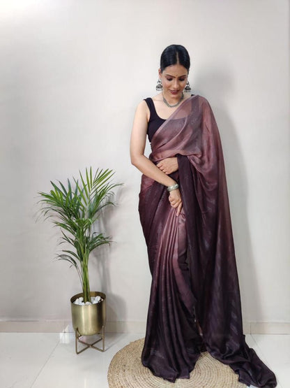 Flaunt Your Style with Multi Color Georgette Saree: Quick, Comfortable, and Elegant for All Events