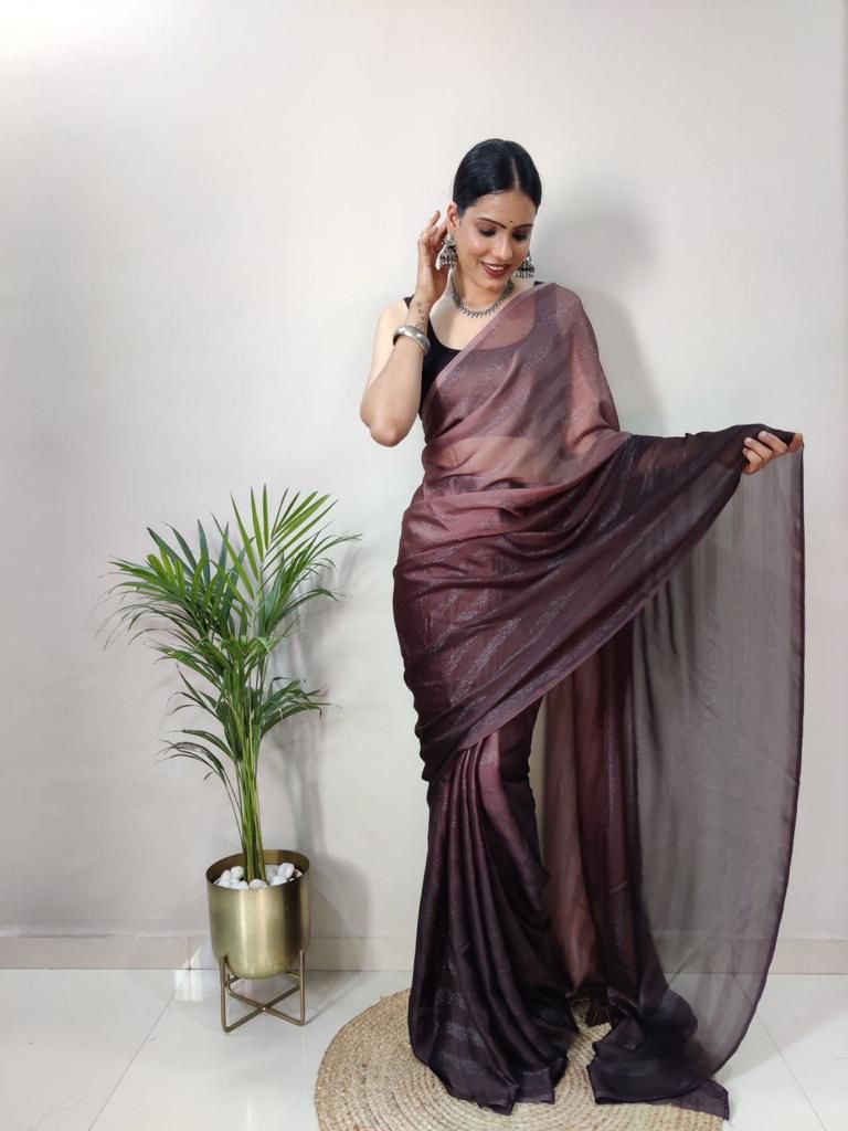 Flaunt Your Style with Multi Color Georgette Saree: Quick, Comfortable, and Elegant for All Events