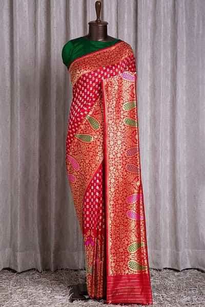 Rich Red Kanjivaram Saree for the Modern Traditional Look